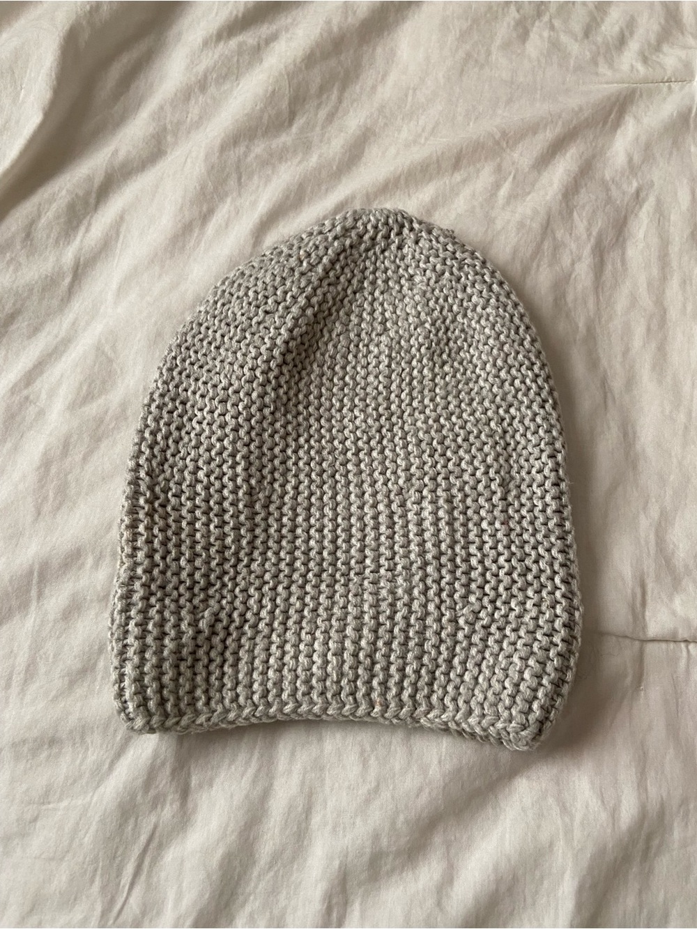 Neutral Gray Knit Beanie - Women's Accessories